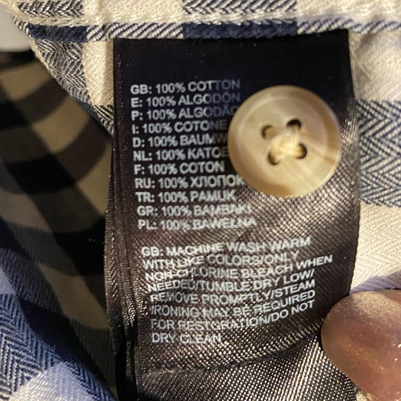 North Face plaid button down - Picture 4 of 6